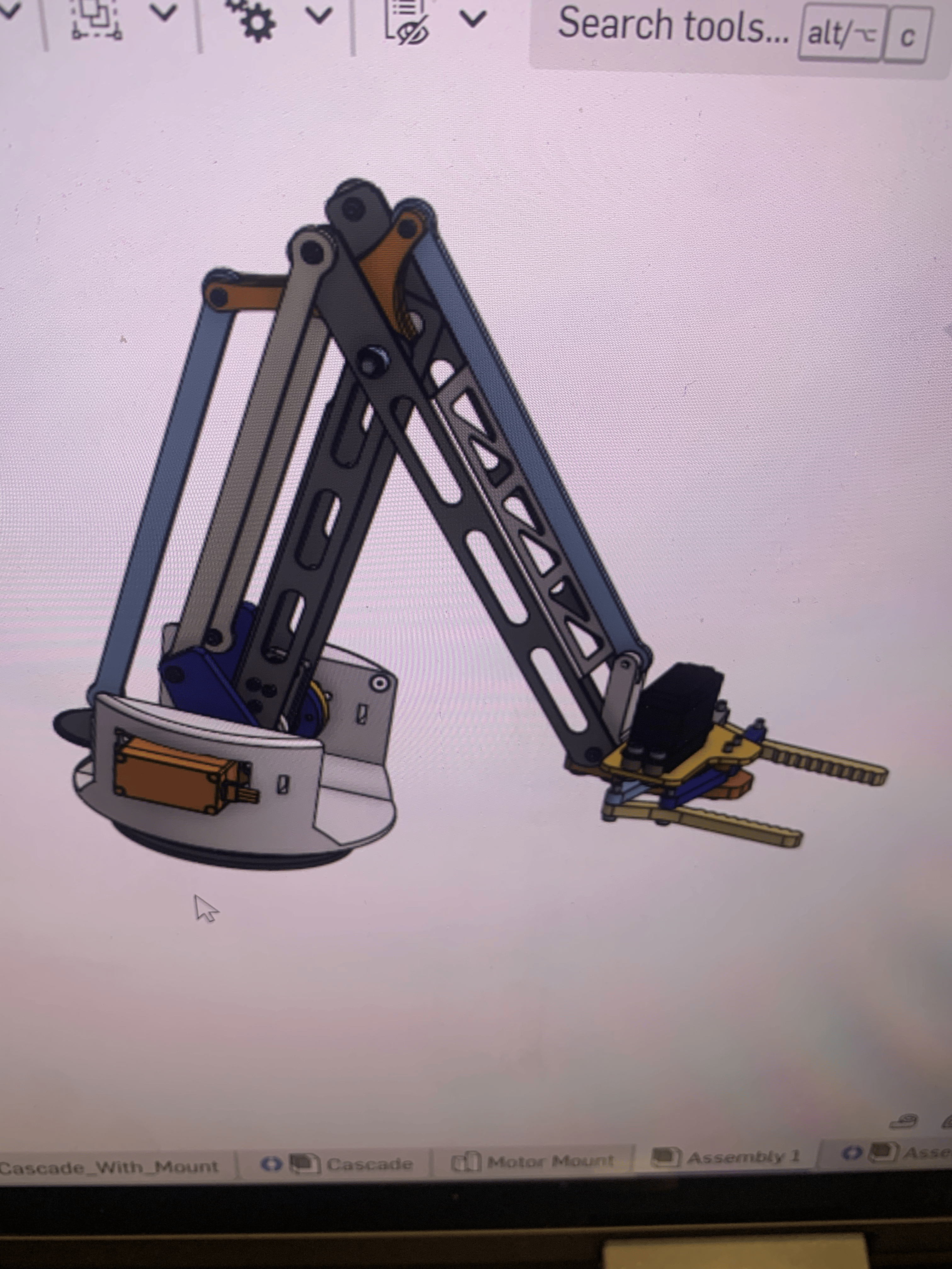 robotic arm CAD model