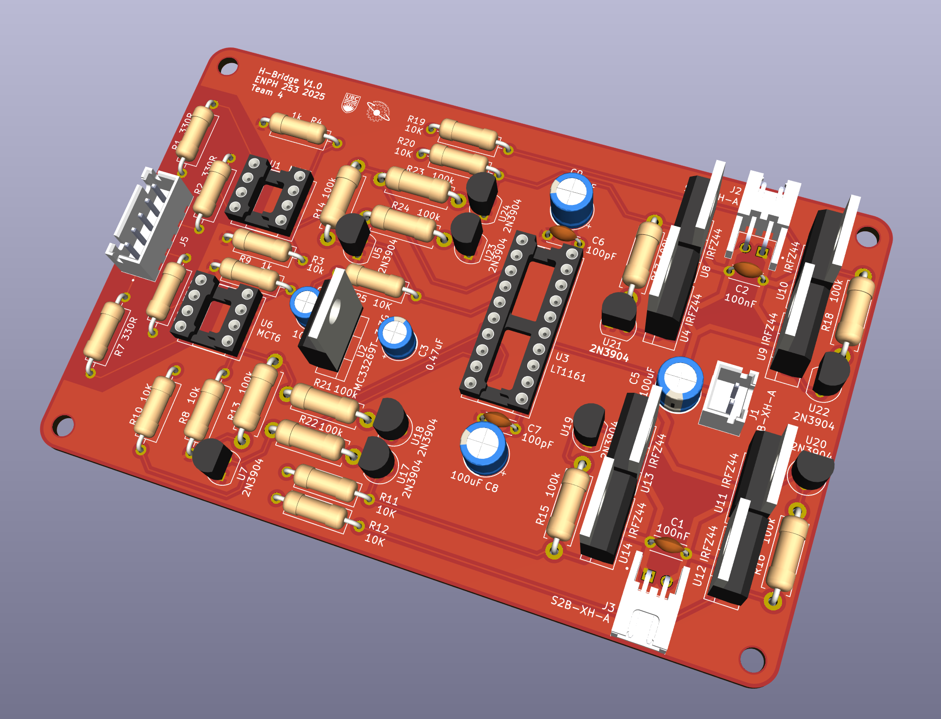 H-bridge PCB